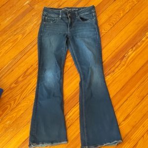 American Eagle Artist Flare Jeans Sz 8 Short